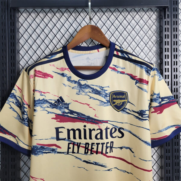 Camiseta Arsenal 2023-2024 Crema Cuarta pecho