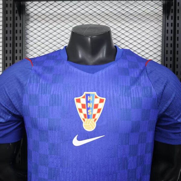 Camiseta Azul Croacia 2026 pecho