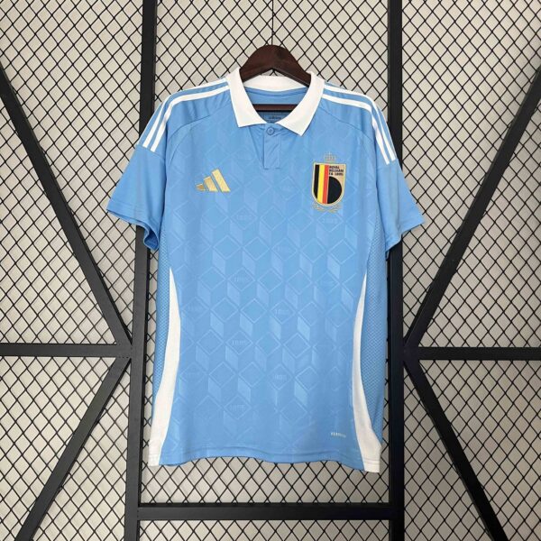 Camiseta Bélgica Eurocopa 2024 Celeste