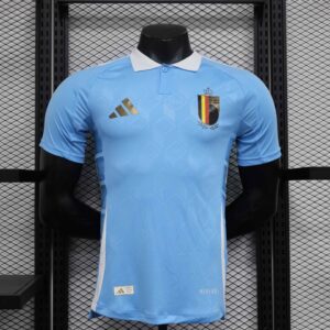 Camiseta Bélgica Lukaku 2024 Celeste