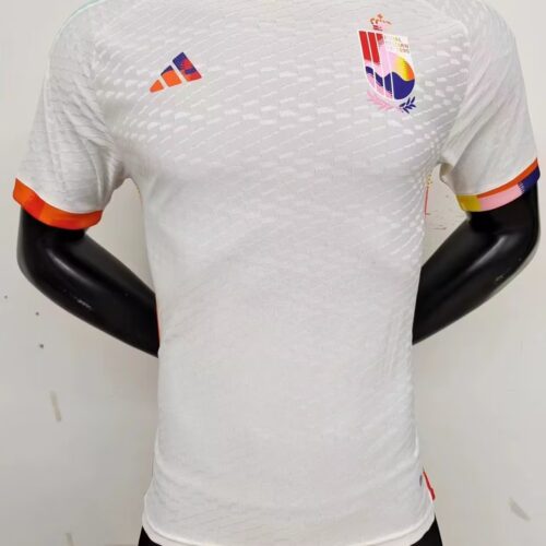 Camiseta Bélgica Mundial 2022 Blanca