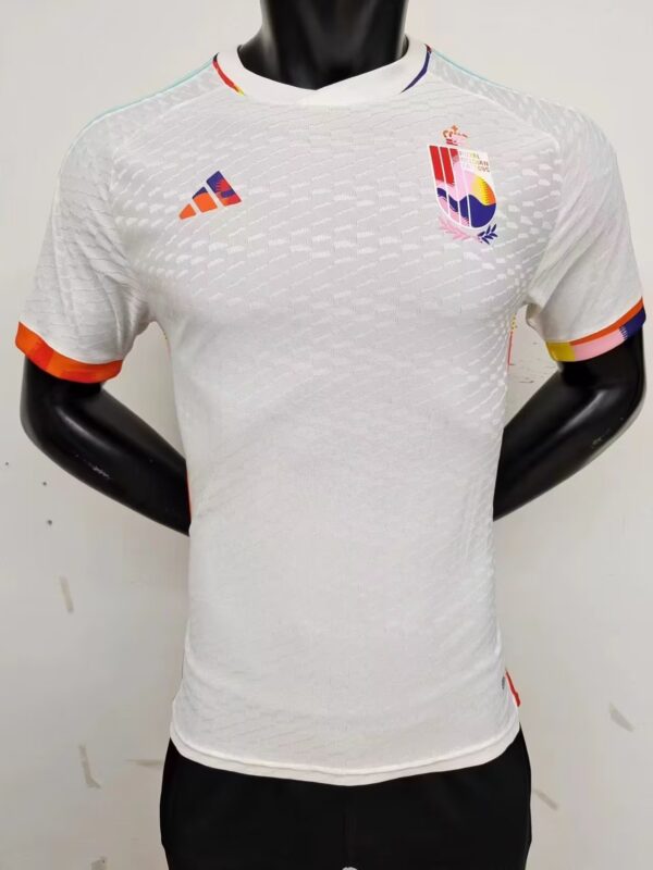 Camiseta Bélgica Mundial 2022 Blanca