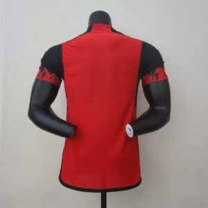 Camiseta Bélgica Mundial 2022 Hazard dorsal