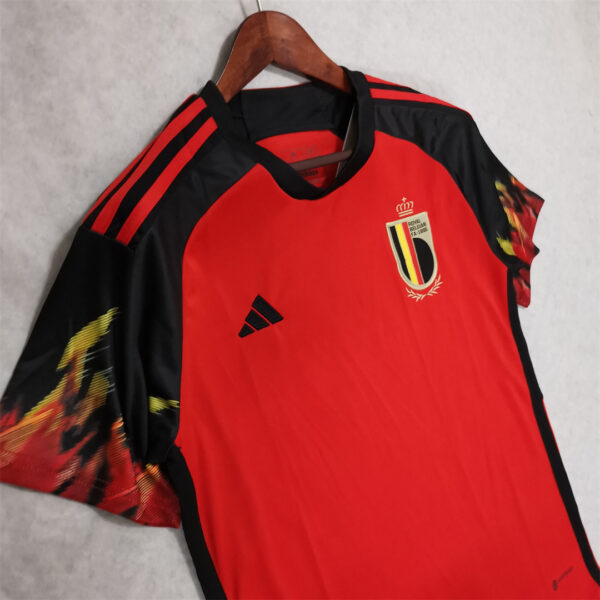 Camiseta Bélgica Qatar 2022 lateral