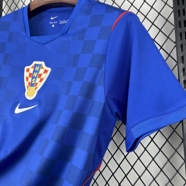 Camiseta Croacia 2026 Azul manga