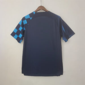 Camiseta Croacia Azul 2022 Brozovic dorsal