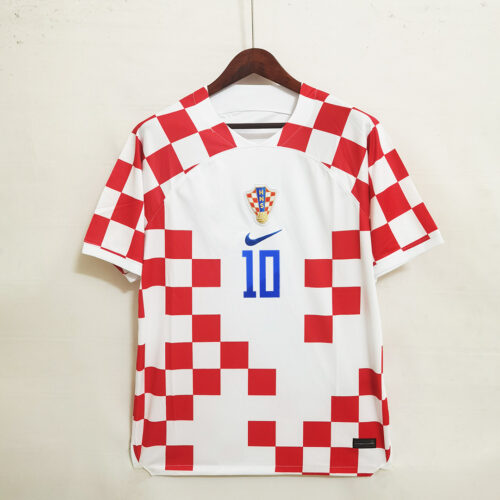 Camiseta Croacia Mundial 2022 Modric