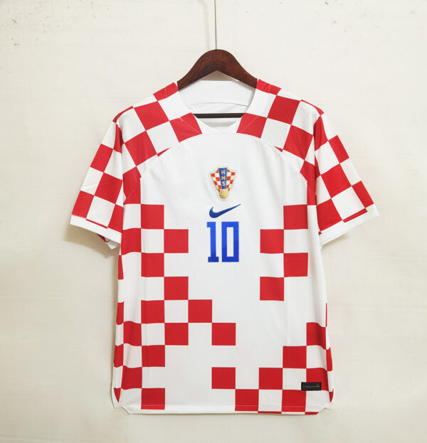 Camiseta Croacia Mundial 2022 Modric