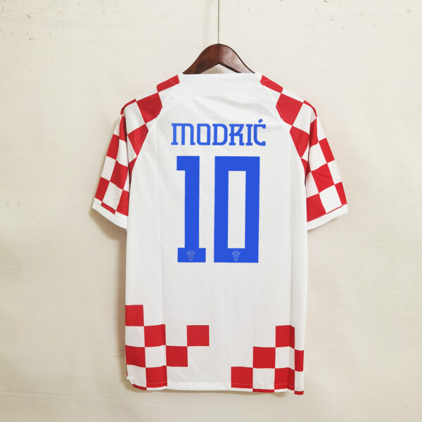 Camiseta Croacia Mundial 2022 Modric dorsal