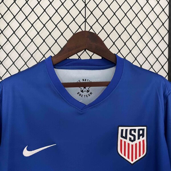 Camiseta Estados Unidos 2024 Azul cuello