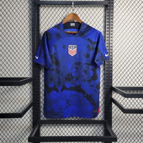 Camiseta Estados Unidos Mundial 2022 Azul