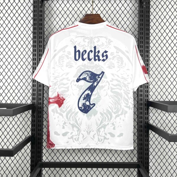 Camiseta Inglaterra 2025 Beckham dorsal