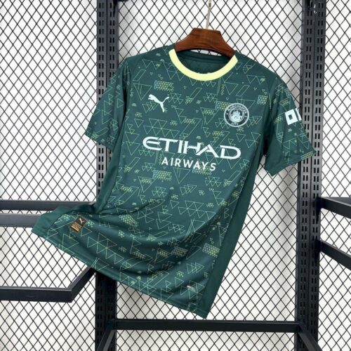 Camiseta Manchester City Verde 2025-2026 .
