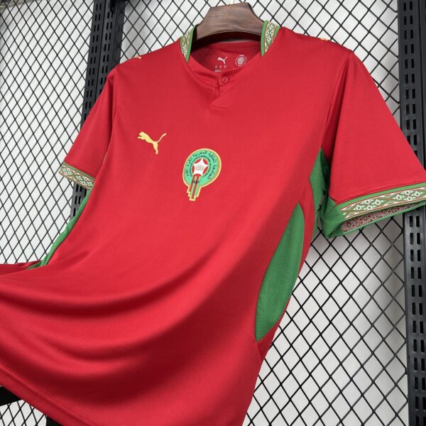 Camiseta Marruecos Mundial 2026 lateral