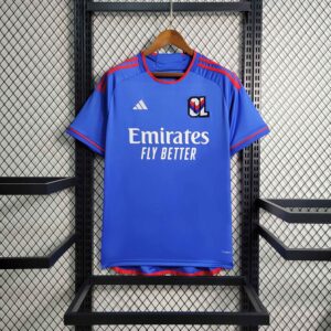 Camiseta Olympique Lyon Lacazette 2023-2024 Azul
