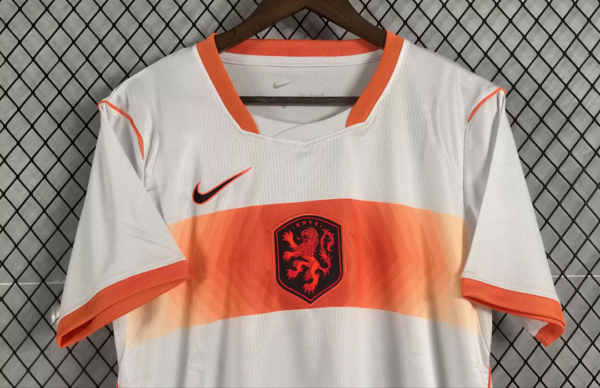 Camiseta Países Bajos 2026 Blanca pecho