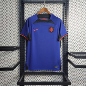 Camiseta Países Bajos Mundial 2022 Azul