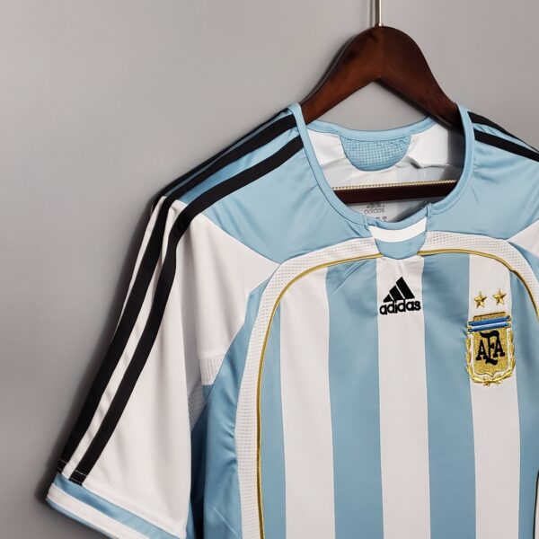 Camiseta Retro Argentina 2006 Riquelme hombro