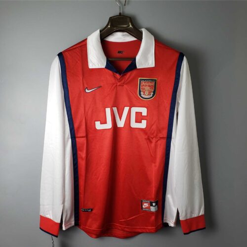 Camiseta Retro Arsenal Manga larga 1998-1999 Bergkamp