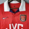 Camiseta Retro Arsenal Manga larga 1998-1999 Bergkamp pecho