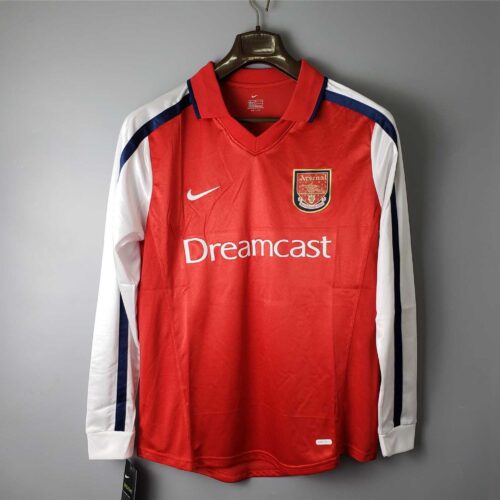 Camiseta Retro Arsenal Manga larga 2000-2001 Thierry}