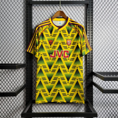 Camiseta Retro Arsenal Wright 1991-1993 Amarillo