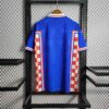 Camiseta Retro Croacia Mundial 1998 Azul dorsal