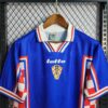 Camiseta Retro Croacia Mundial 1998 Azul pecho