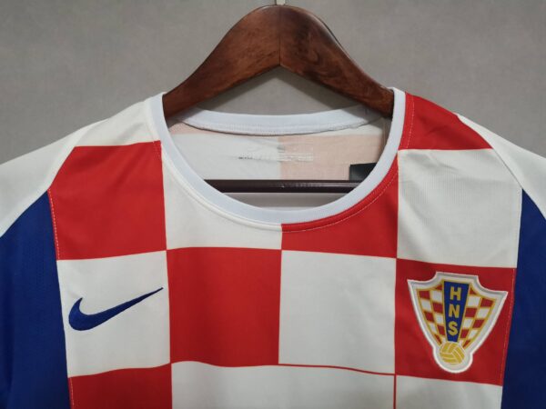 Camiseta Retro Croacia Mundial 2002 Suker cuello