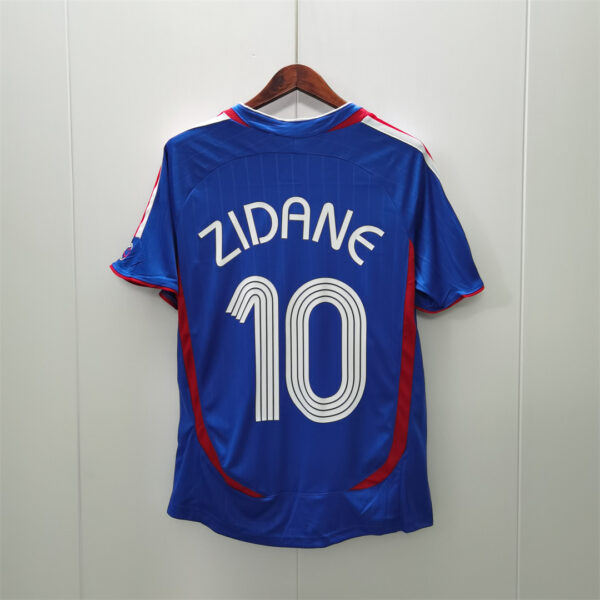 Camiseta Retro Francia Zidane 2006 dorsal