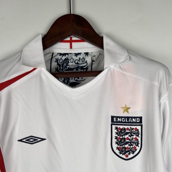 Camiseta Retro Inglaterra 2006 Beckham pecho