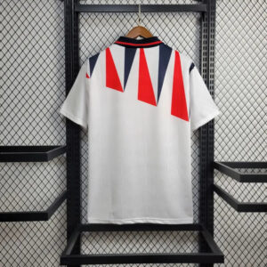 Camiseta Retro Inglaterra Blanca 1992 dorsal
