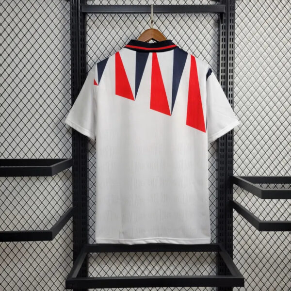 Camiseta Retro Inglaterra Blanca 1992 dorsal