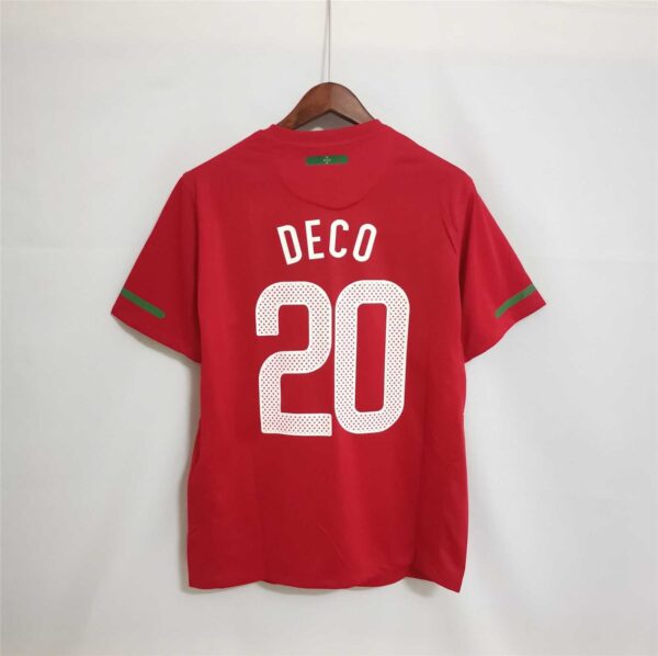 Camiseta Retro Portugal 2010 Deco dorsal