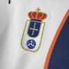 Camiseta Retro Real Oviedo OLI 2000-2001 Blanco escudo