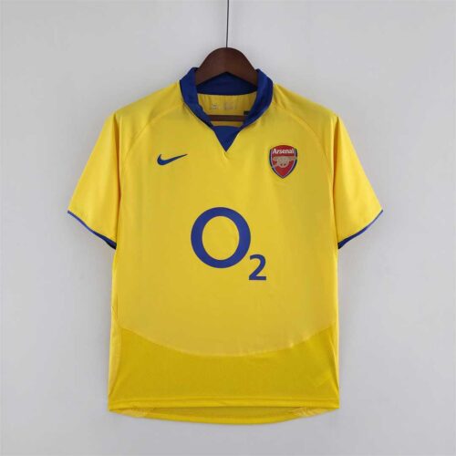 Camisetas Retro Arsenal 2003-2005 Amarillo