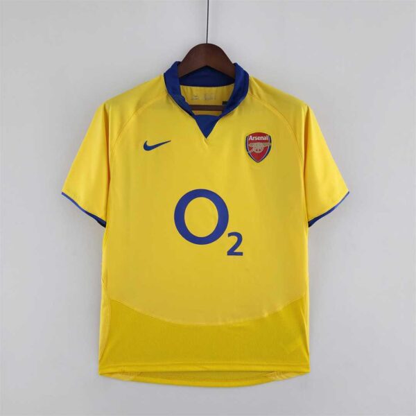 Camisetas Retro Arsenal 2003-2005 Amarillo