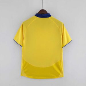 Camisetas Retro Arsenal 2003-2005 Amarillo dorsal