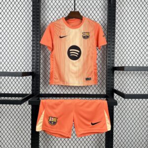 Conjunto niño FC Barcelona 2025-2026 Anaranjado