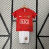 Conjunto niño Retro Manchester United 2007-2008 Ronaldo primera equipacion