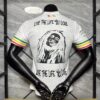 Camiseta Ajax Bob Marley 2025-2026 blanca dorsal