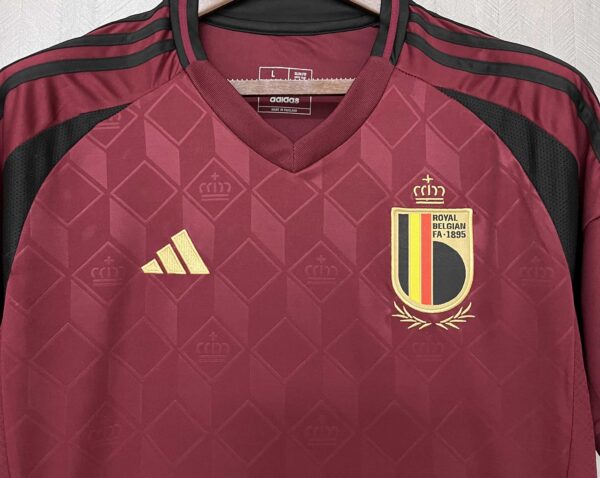 camiseta belgica eurocopa 2024 pecho