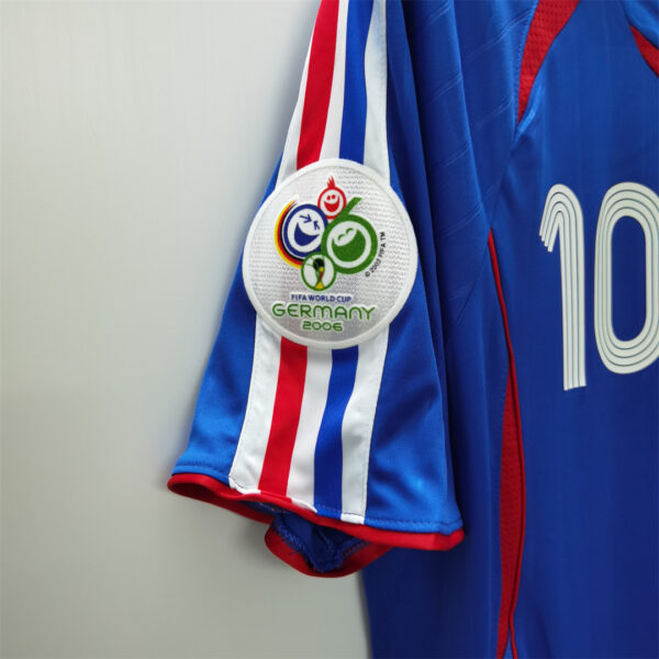 Camiseta Retro Francia Zidane 2006 manga